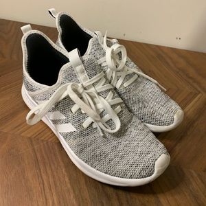 Adidas Women’s Cloudfoam Pure Shoes  Grey/White Sz 7